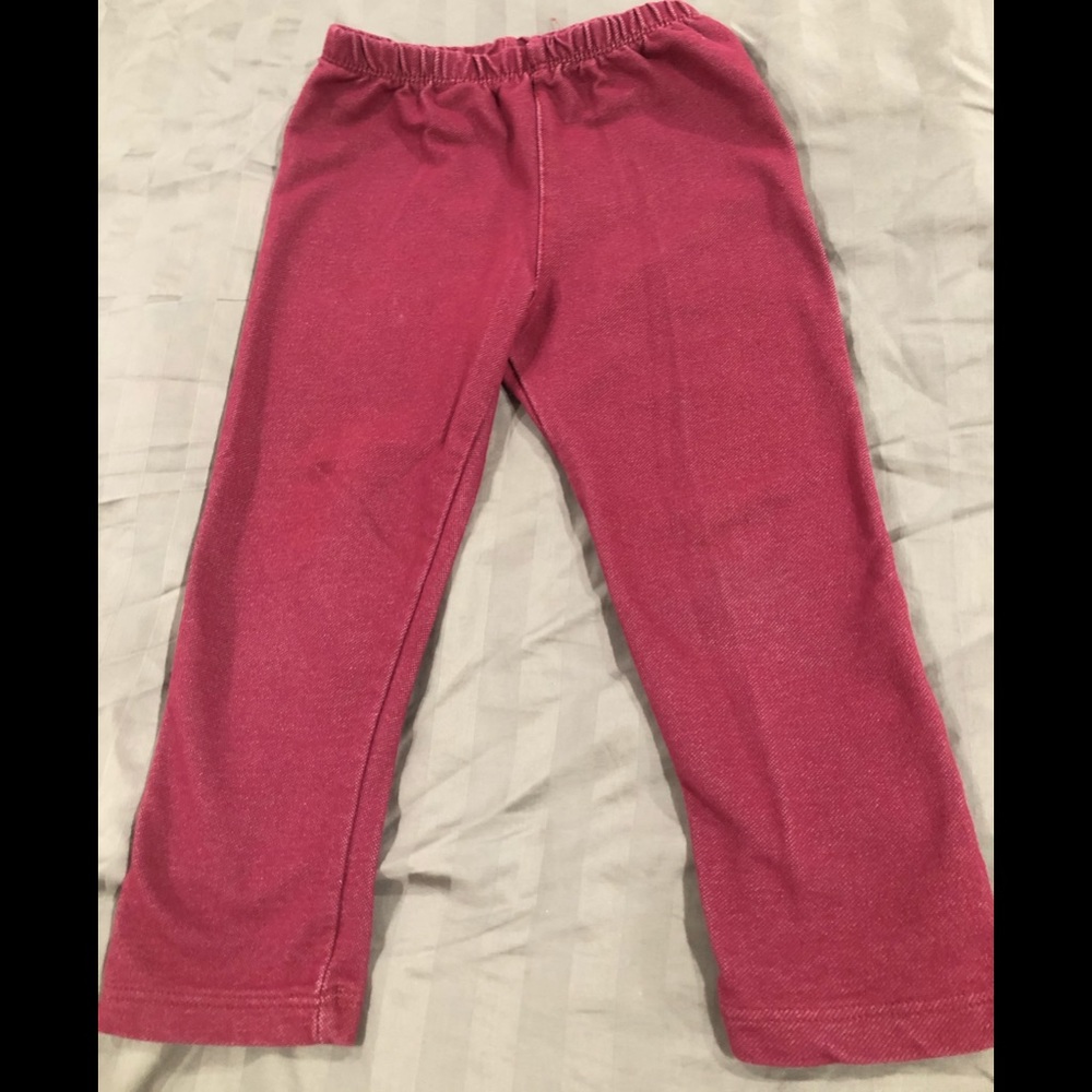 Red Cotton Pants